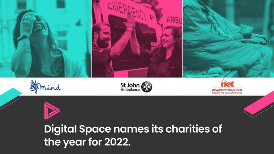 Digital Space names its charities of the year for 2022