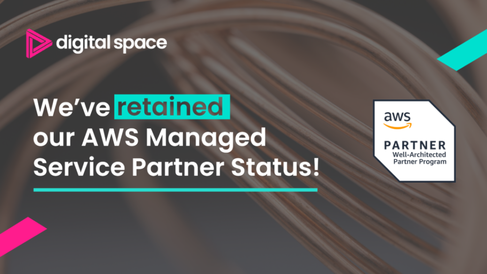 We’ve retained our AWS Managed Service Partner Status!