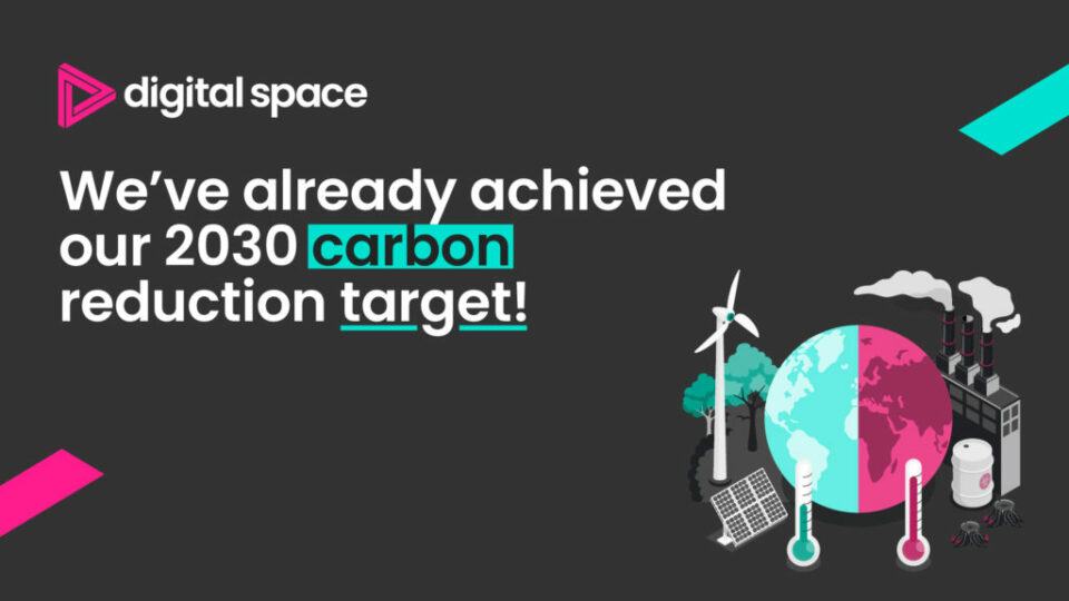 We’ve already achieved our 2030 carbon reduction target!